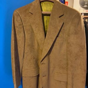 Beautiful white brown suede Hickey Freeman